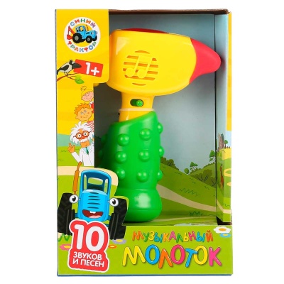 Музыкальная игрушка Молоточек Синий трактор Умка ZY370944-R