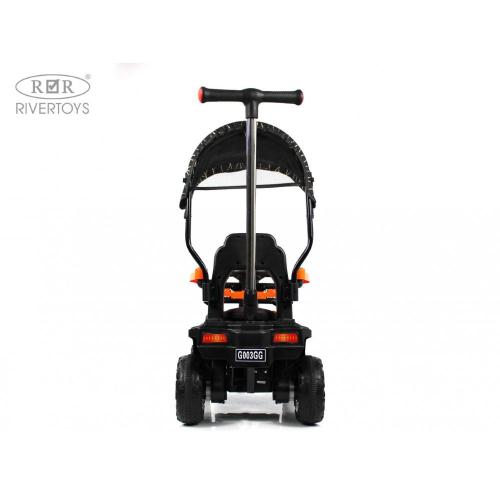 Детский электромобиль RiverToys G003GG оранжевый фото 8