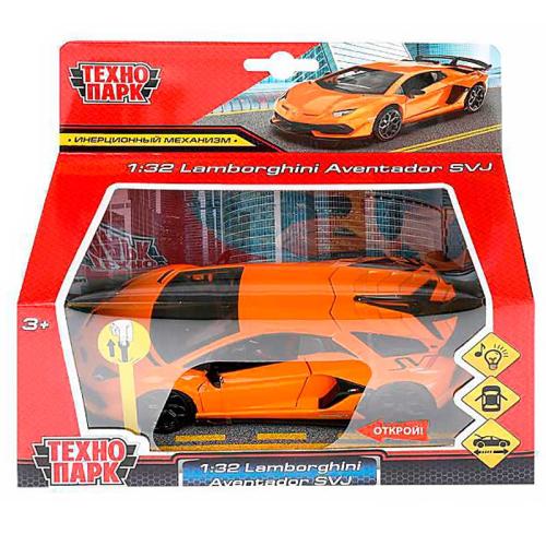 Машина металлическая инерционная Lamborghini Aventador Svj 15.5 см Технопарк SB-68473 фото 4