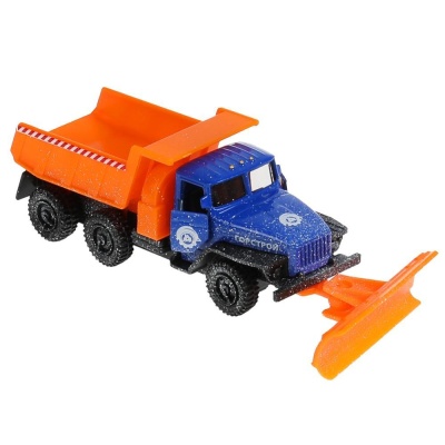 Коллекционная машинка Урал Снегоуборочная машина Технопарк SB-16-53-A(SNOW)-WB 02