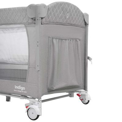 Кровать-манеж Indigo Bon-Bon Toy светло-серый 04