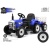 Детский электромобиль Трактор RiverToys H444HH синий