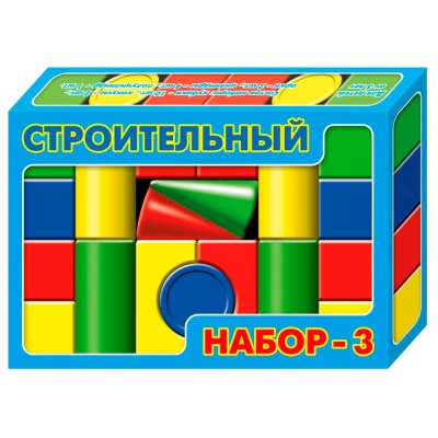 Конструктор Строительный набор - 3 19 деталей Десятое Королевство 00230 1