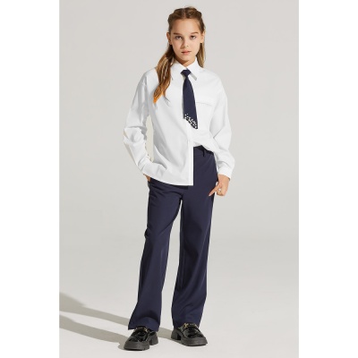 Блузка школьная для девочки Deloras C64201 белая 2