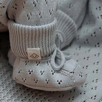 Носки детские вязаные 0-6 месяцев Наследникъ НВ-МТ-031-СЕ 2