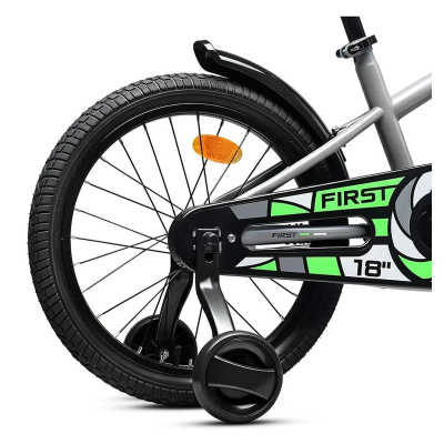 Велосипед двухколёсный 18 Rocket First 18.FIRST.GR.26 серый 04