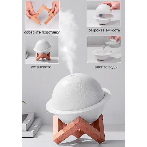 Ночник увлажнитель воздуха Планета Сатурн Наша игрушка 5425015 фото 3