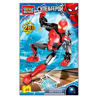 Конструктор Супергерой 66 деталей Город мастеров 60028-ZH 1