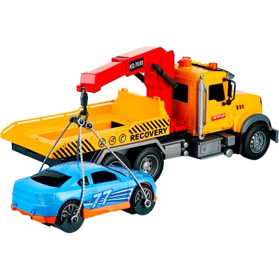 Игрушка инерционная Эвакуатор звук свет Рыжий кот 2050170 2