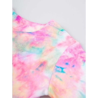 Комплект платье и повязка на голову Розовая симфония Leo 3039А 3