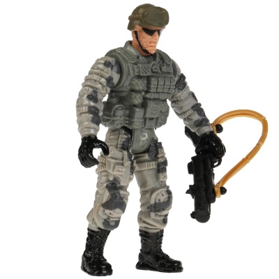 Набор солдатиков Росгвардия военные с вертолетом Играем Вместе 2001Y111-R1 2