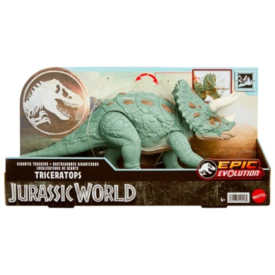 Фигурка Динозавра Трицератопс Мир Юрского Периода Mattel HLP23/HTK79 6