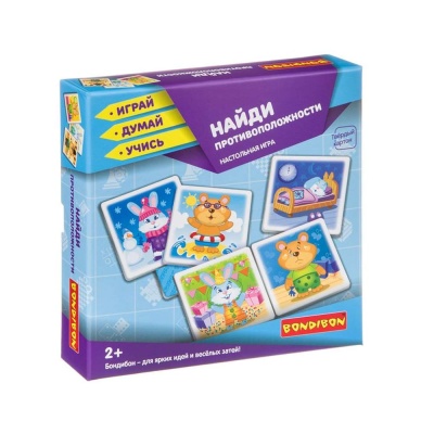 Настольная игра Найди противоположности Bondibon ВВ3911