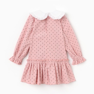 Платье Горошек Крошка Я 10327692 розовый 05