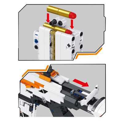Конструктор-оружие M4A4 Азимов 2001 3