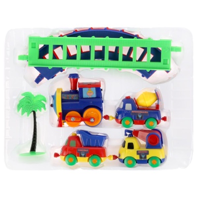 Набор Железная дорога Синий Трактор Играем вместе B199134-R2