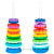 Игрушка пирамидка Веселые шестеренки Genio Kids SPIN01R