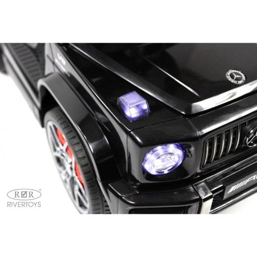 Детский толокар Mercedes-Benz G63 RiverToys Z001ZZ-B чёрный бриллиант фото 24