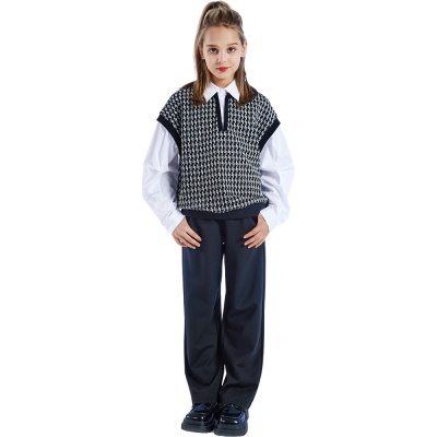 Жилет-обманка школьный Deloras 63966G чёрный 02