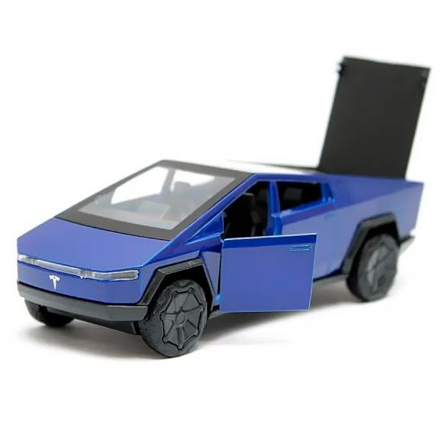 Машина металлическая инерционная Tesla Cybertruck 13.7 см Технопарк CYBERTRCK-12-BU фото 3