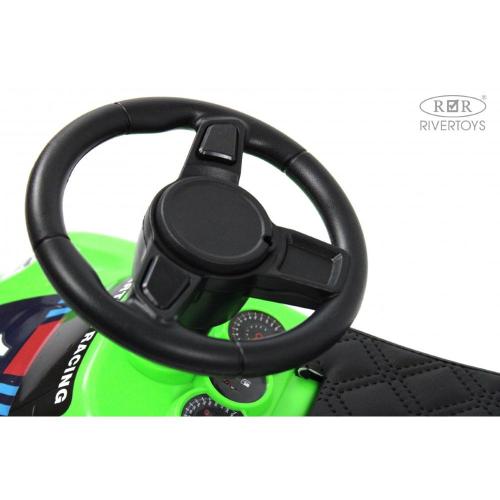 Детский толокар RiverToys F005FF зелёный фото 5