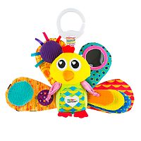 Игрушка с подвесом для малышей Павлин Жак развивающая Lamaze Tomy 65959