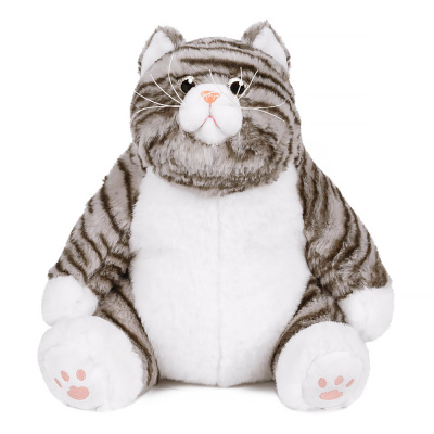 Мягкая игрушка Пухляш Серый 25 см MaxiToys MT-HH052413-25 2