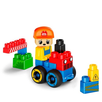 Конструктор Baby Blocks На стройке 21 деталь Десятое Королевство 03913 1