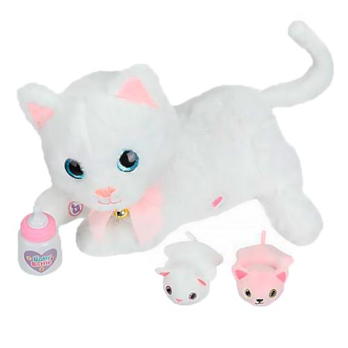 Интерактивная игрушка Мой Питомец Кошка Белла с котятами 25 см My Friends 392430