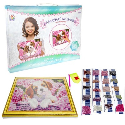 Набор Алмазная мозаика Art Щенок 1Toy Т21888