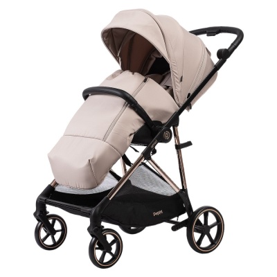 Прогулочная коляска Peppy Amici Beige рама Gold 02