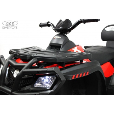 Детский электроквадроцикл 4WD RiverToys T001TT красный