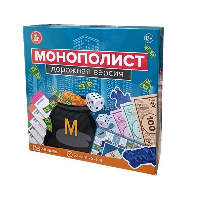Игра настольная Монополист дорожная версия Десятое Королевство 04858 2