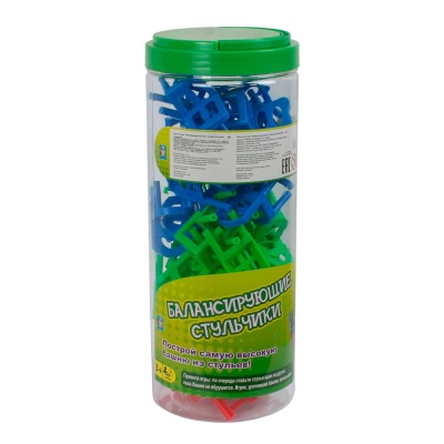 Игра настольная Балансирующие стульчики 1Toy Т13545