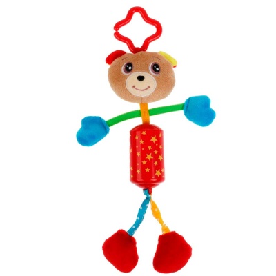 Игрушка-подвеска с колокольчиком Хорошенький мишка Умка RBP-B