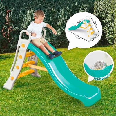 Горка детская средняя с подключением воды Dolu бирюзовая 4