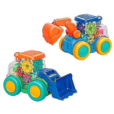 Музыкальная машинка Трактор с шестернями Zhorya ZYA-A3311-1 1