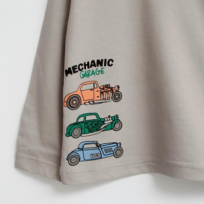 Лонгслив для мальчика Divonette 3279-1 серый 3