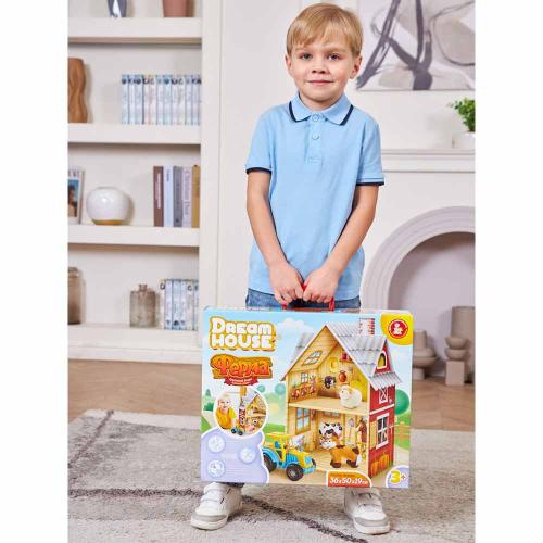 Кукольный домик быстрой сборки Ферма Dream House Десятое Королевство 04713 фото 9