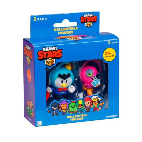 Коллекционные фигурки Brawl Stars Мистер Пи и Тара 5 см PMI BRW2015E фото 4