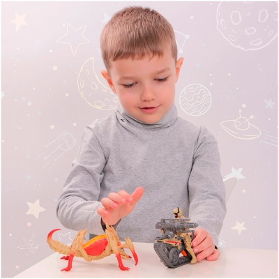 Бой с монстром Скорпоидом серия Монстры Галактики Космос Наш 38505-1 5