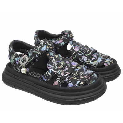 Сандалеты Indigo Kids 23-645C черный/мультиколор 1