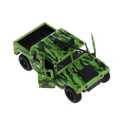 Игрушка Машина Армейский внедорожник Пикап Технопарк HUMVEPICKUP-12MIL-GN 1