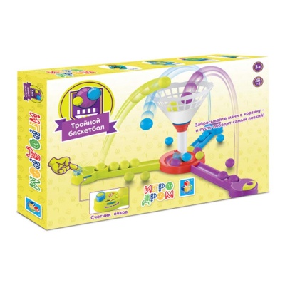Игра Тройной баскетбол 1toy Т10822