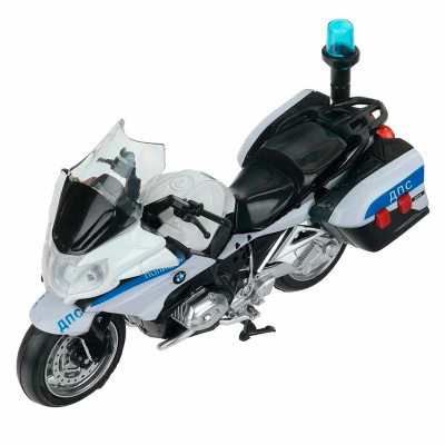 Игрушка металлическая Мотоцикл BMW R1200 RT Технопарк R1200-13SLPOL-WH 3