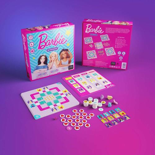 Настольная игра Barbie Вечеринка Cosmodrome Games 52173 фото 2