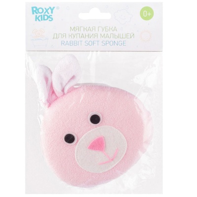 Мягкая губка для купания Зайка Roxy-Kids RBS-005 2