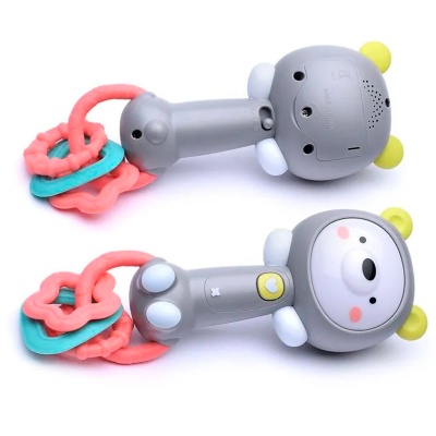 Погремушка Собачка на батарейках Наша игрушка Y0014-4