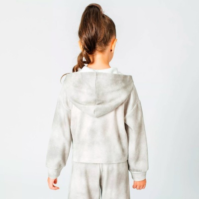 Толстовка для девочки Colabear 683884 серая 4