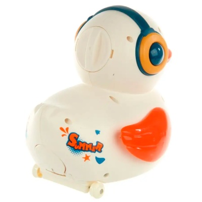 Игрушка интерактивная Весёлая уточка Veld Co 119853 белая